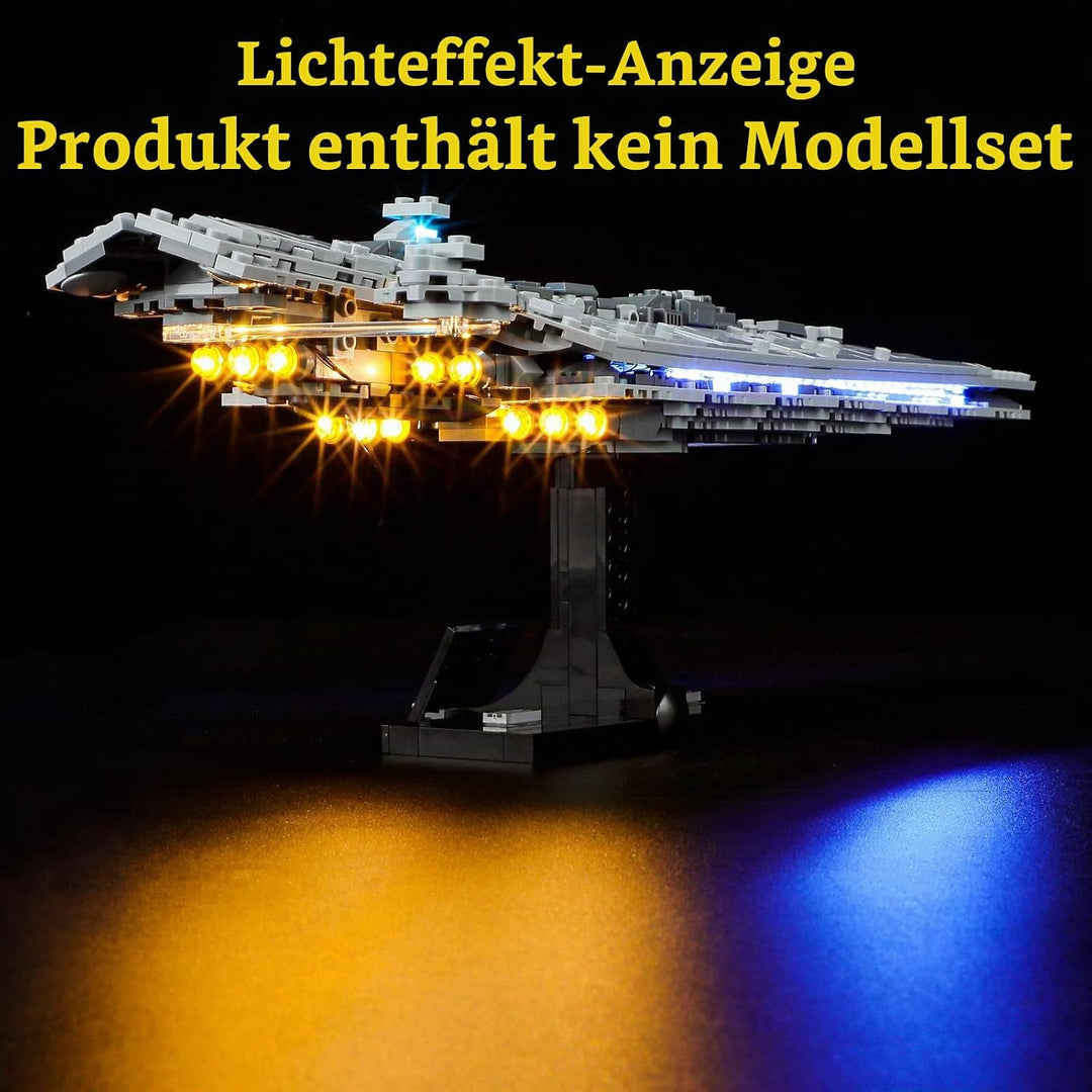 GEAMENT LED Licht-Set Kompatibel mit Lego Supersternzerstörer Executor (Executor Super Star Destroye