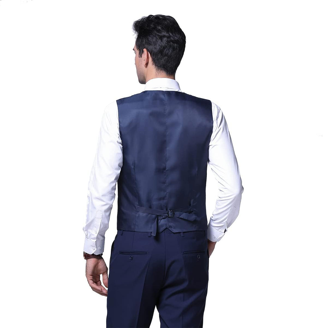 Cloudstyle Anzug Herren Slim Fit 3 Teilig Krawatte Anzüge Business Herrenanzug Sakko für Hochzeit XL