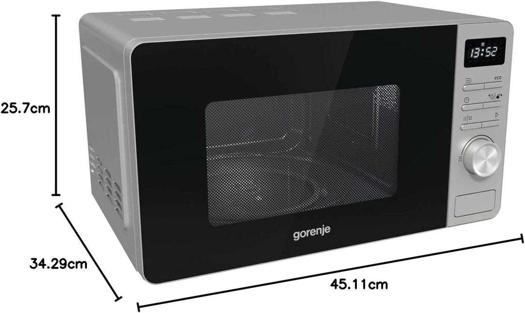 Gorenje MO 20 A3X Mikrowelle/ ChildLock/ AquaClean/ TouchControl/ SmartDisplay/Auftaufunktion/ 11 Au