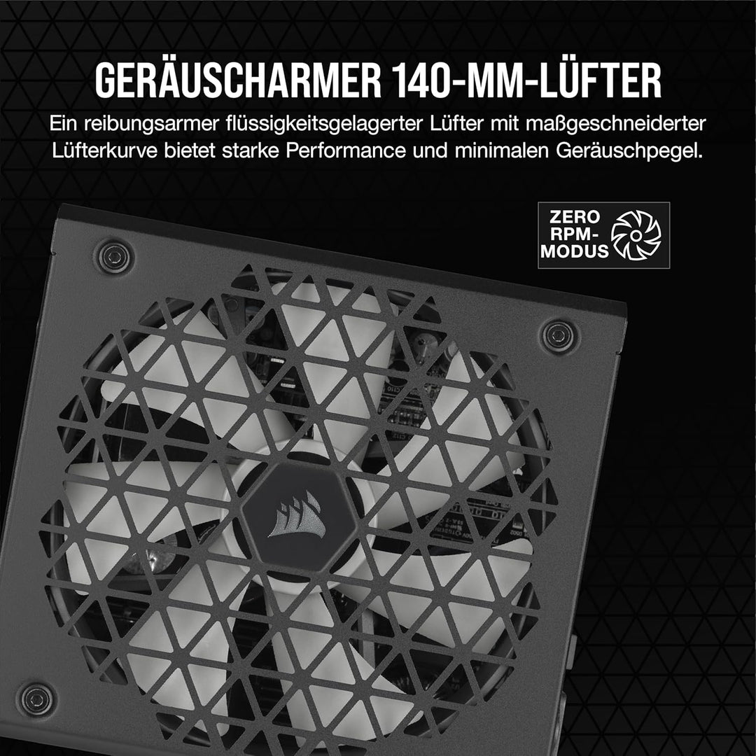 Corsair RM750x Shift Vollmodulares ATX-Netzteil - Modulare Seitenschnittstelle - ATX 3.0- & PCIe 5.0