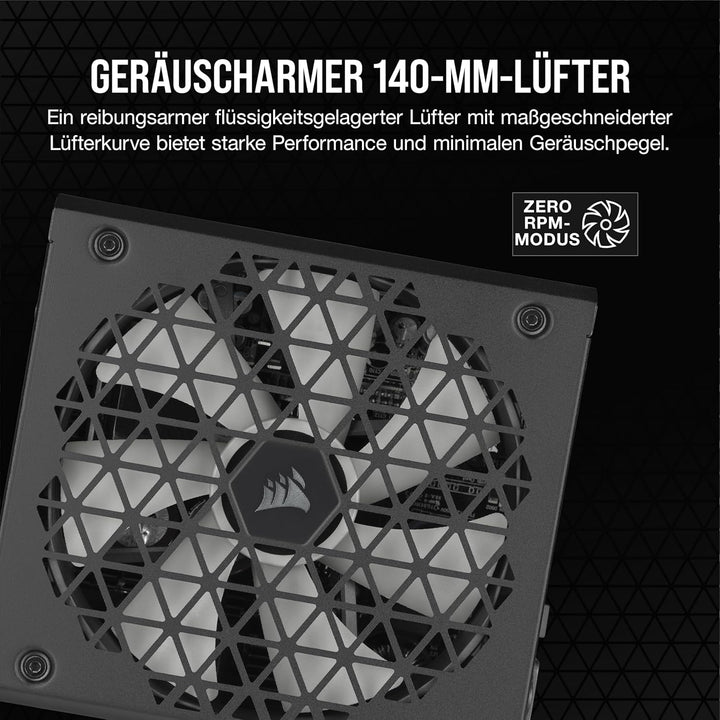 Corsair RM750x Shift Vollmodulares ATX-Netzteil - Modulare Seitenschnittstelle - ATX 3.0- & PCIe 5.0