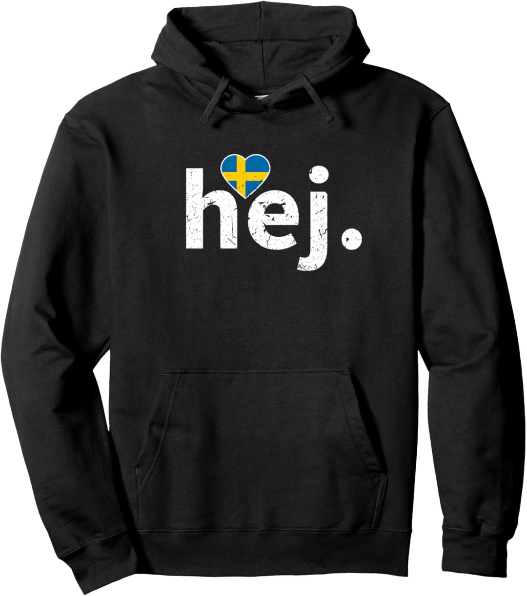 Hej Schwedisch Pullover Hoodie