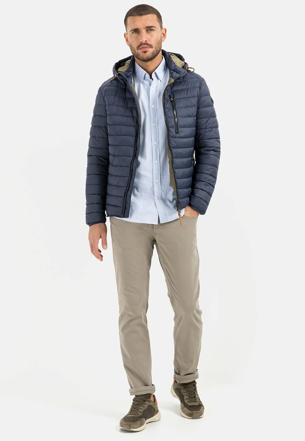Camel Active Herren 430830/7E52 Jacke 27 Blau, 27 Blau