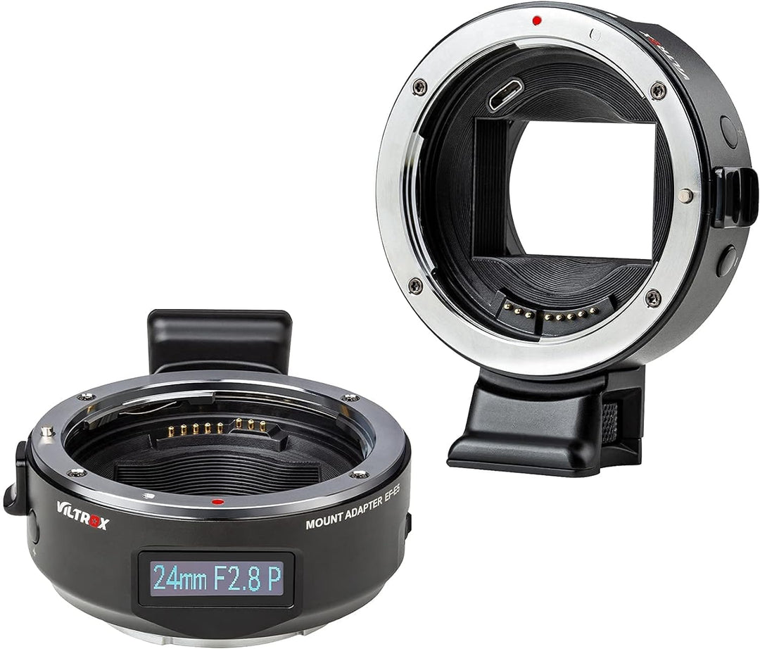 Viltrox Autofokus Adapter EF-E5 kompatibel mit Canon EF/EF-S Objektiv auf Sony E-Mount Kamera A9 A7