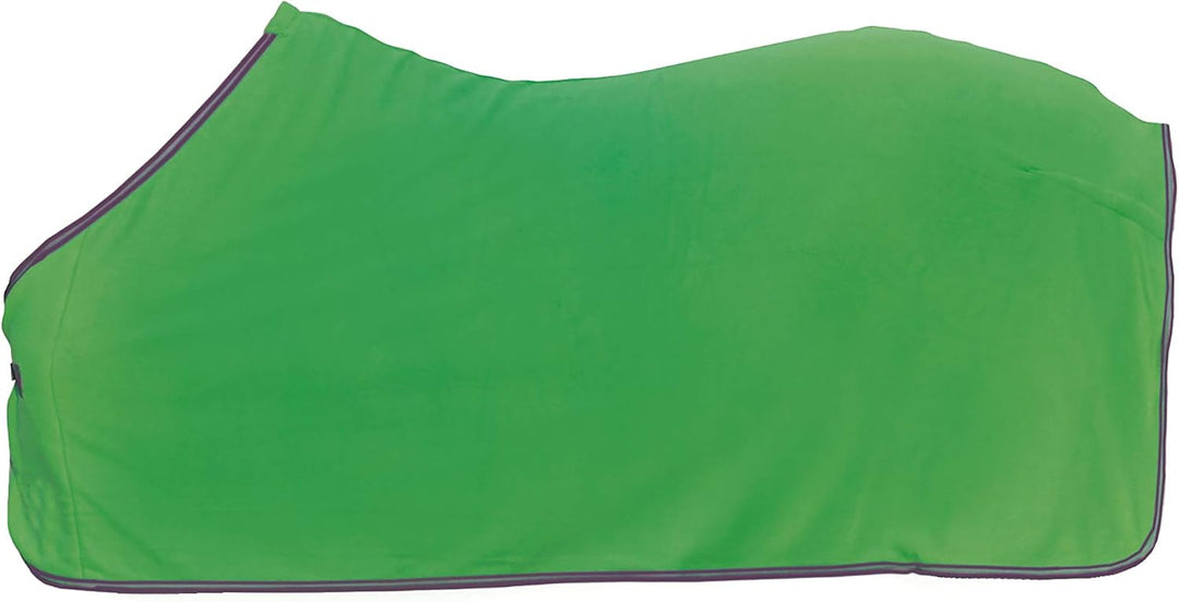 HKM Abschwitzdecke -Alaska-, grün/violett, 165 Grün/Violett Rückenlänge 165 cm, Grün/Violett Rückenl