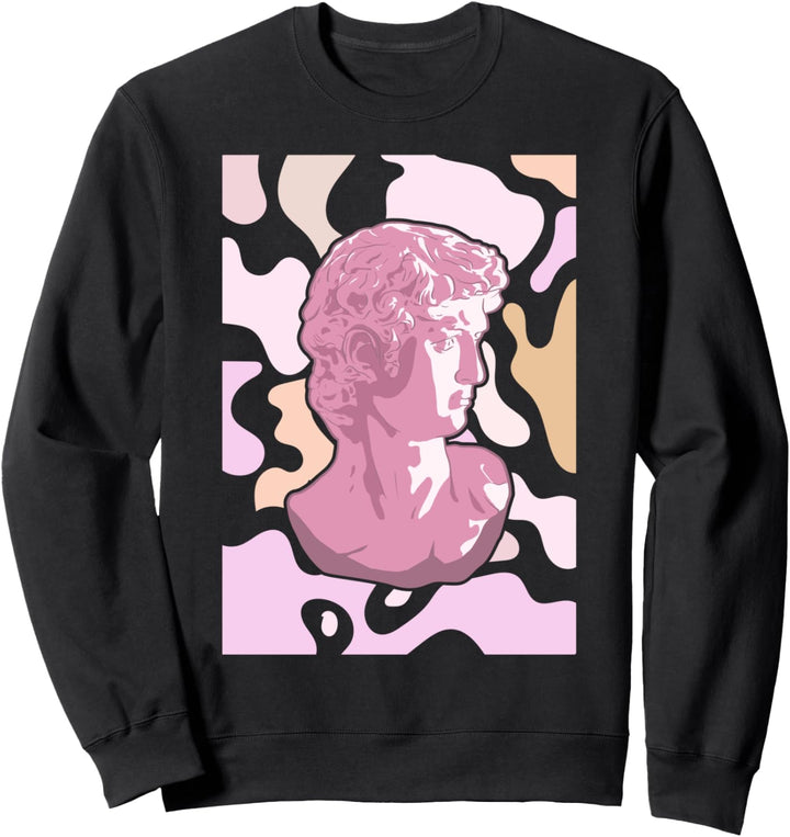 Dänische Pastell-Statue David Michelangelo Sweatshirt
