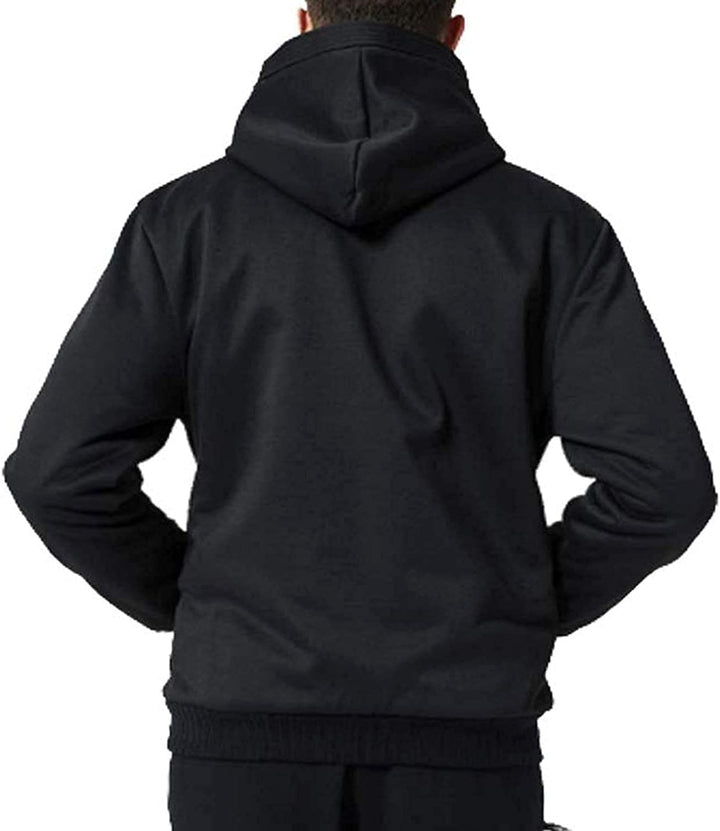 SwissWell Herren Fleecejacke Full Zip Kapuzenjacke Winter Sweatjacke mit Kapuze Gefütterte Hoodie Mä
