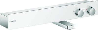 hansgrohe Wannenthermostat ShowerTablet 600 Aufputz, Weiss/Chrom Weiss/Chrom 600mm Wanne, Weiss/Chro