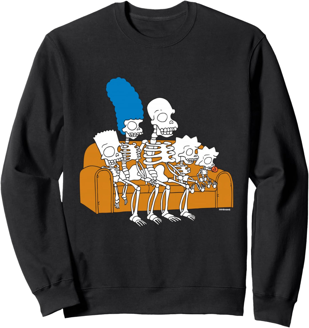 The Simpsons Skeletons Treehouse of Horror Couch Gag Sweatshirt