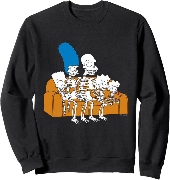 The Simpsons Skeletons Treehouse of Horror Couch Gag Sweatshirt