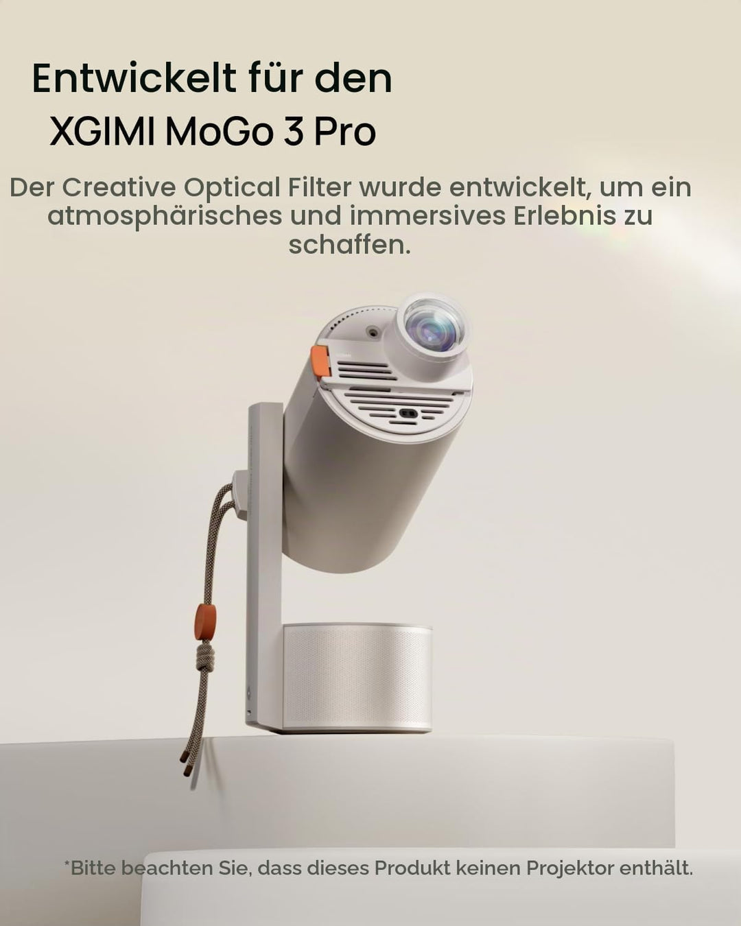 XGIMI Kreativer Optischer Filter, Projektor-Objektivzubehör, speziell für den XGIMI MoGo 3 Pro konzi
