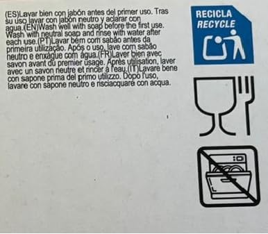 Mechanische Küchenwaage mit 2-Liter-Messbehälter, Kapazität bis zu 5 kg, analoge Waage, leicht zu le
