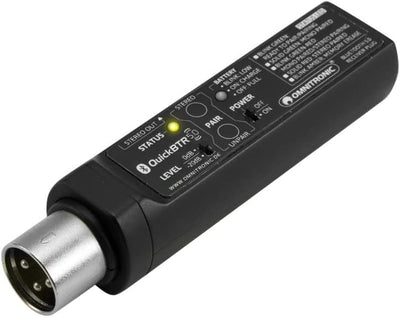 OMNITRONIC QuickBTR-5.0 XLR AptX Bluetooth 5.0 Receiver | Tragbarer Bluetooth-Empfänger mit XLR-Stec