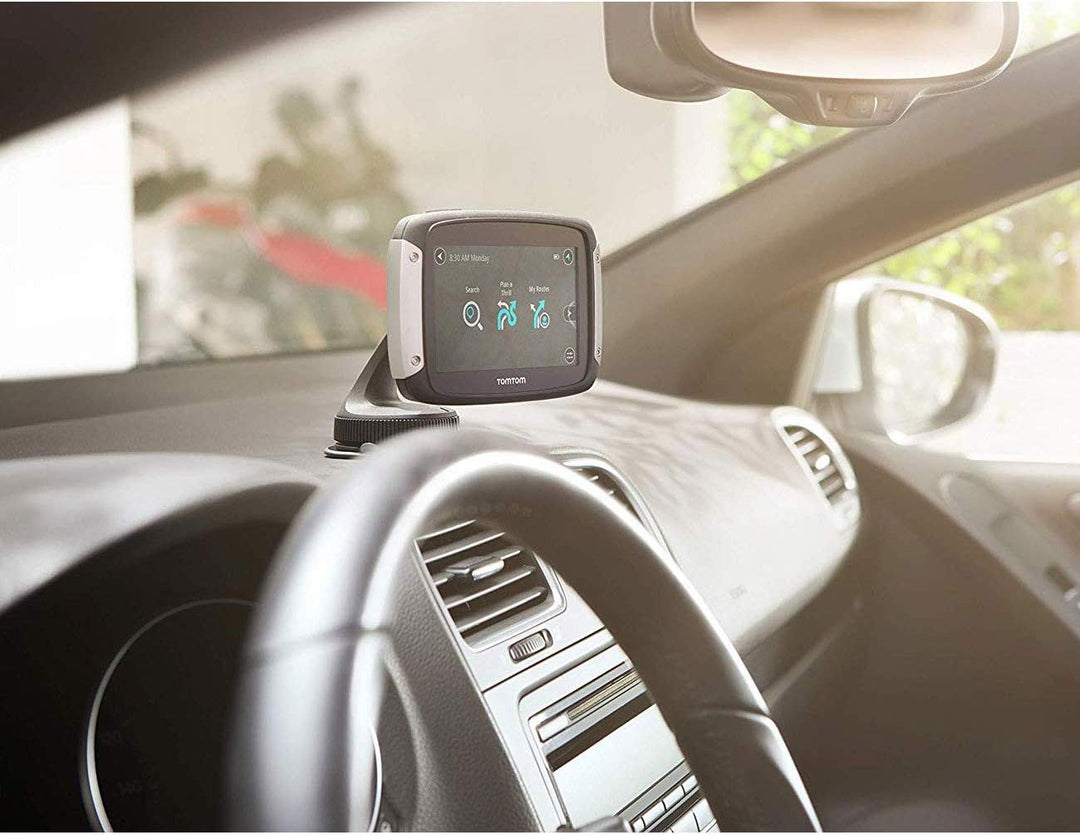 TomTom Rider Autohalterung für alle TomTom Rider Modelle inklusive USB Auto-Schnellladegerät und Kab