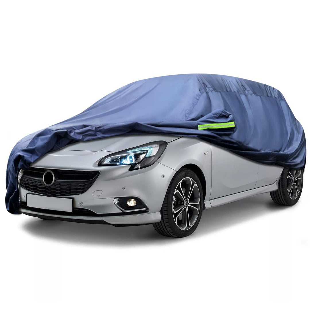 Autoabdeckplane 10 Schichten Vollgarage Autoabdeckung für Opel Corsa D 2006-2023 Vollgarage Staubdic