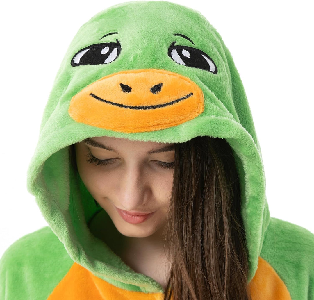 Katara 1744 (30+ Designs) Schildkröten-Kostüm, Unisex Onesie/ Pyjama-Qualität für Erwachsene & Teena