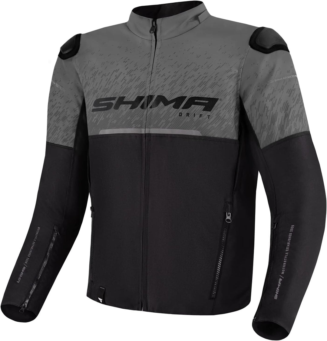SHIMA DRIFT Motorradjacke Herren | Leichte, Atmungsaktive Sommer Mesh Motorcycle Stadt Textiljacke M