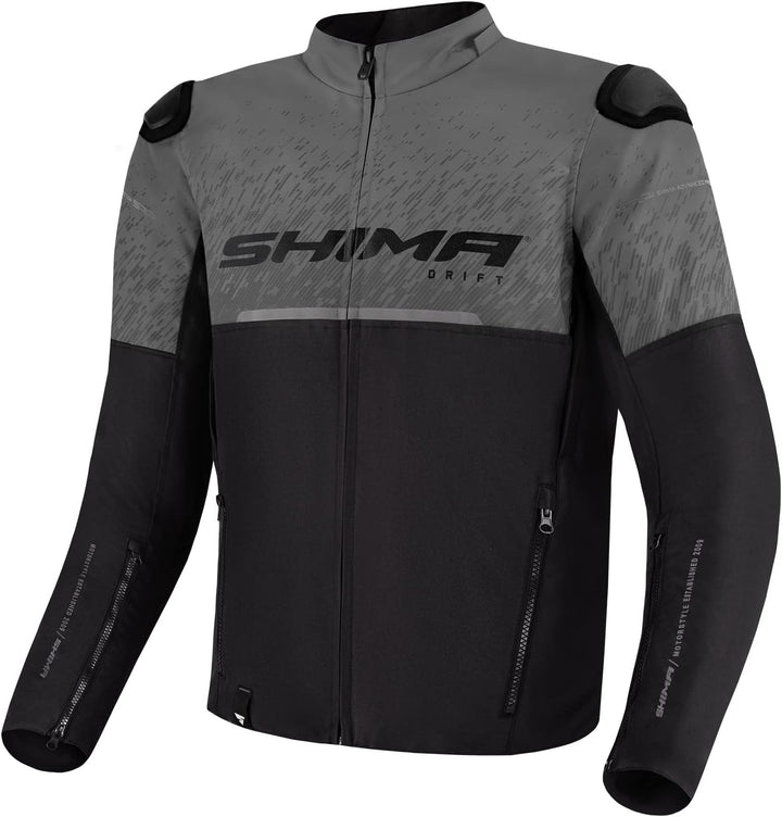 SHIMA DRIFT Motorradjacke Herren | Leichte, Atmungsaktive Sommer Mesh Motorcycle Stadt Textiljacke M