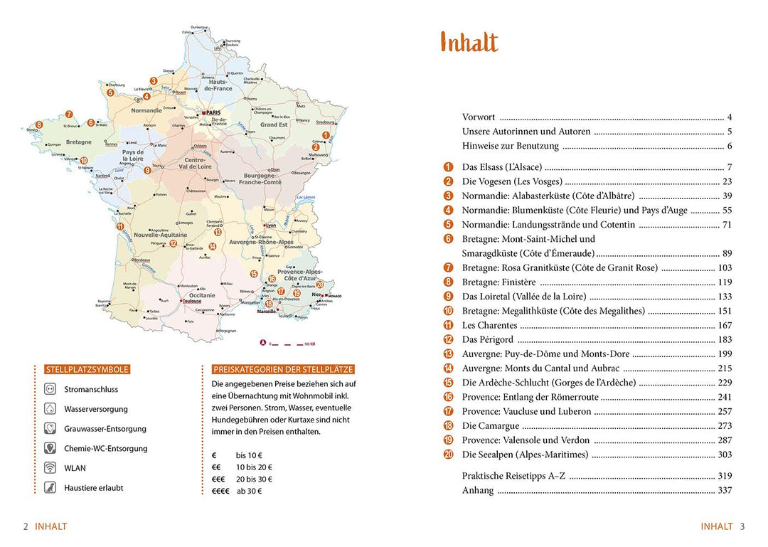 Womo & weg: Frankreich – Die schönsten Touren durch die Grande Nation: (20 Ziele mit dem Wohnmobil-T