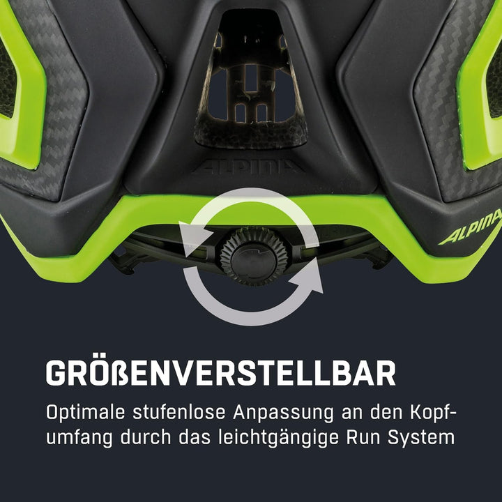 ALPINA ROOTAGE - Extrem Robuster, Carbonfaser-Verstärkter Enduro & Trail Fahrradhelm Mit Kühlenden P