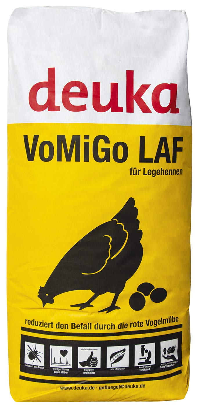 deuka 25 kg VOMIGO Legekorn gek. Alleinfutter gegen die Rote Vogelmilbe