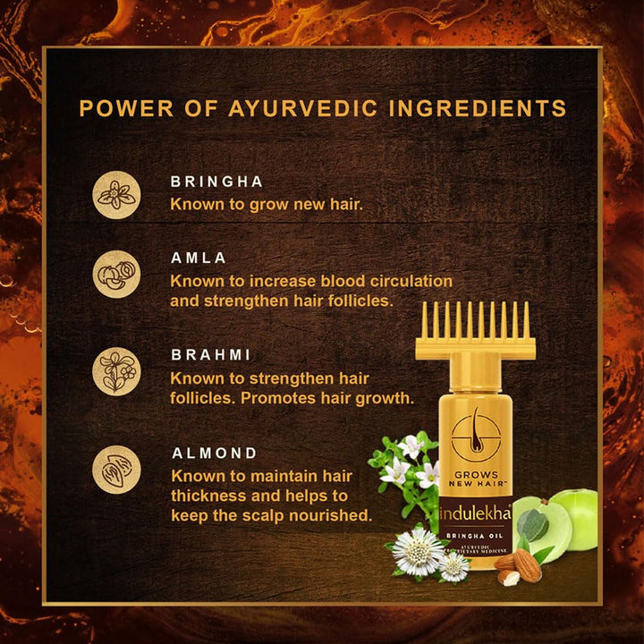 Indulekha Bhringa Haaröl, 100 ml, aus Indien, 2 Stück 200 ml (1er Pack), 200 ml (1er Pack)