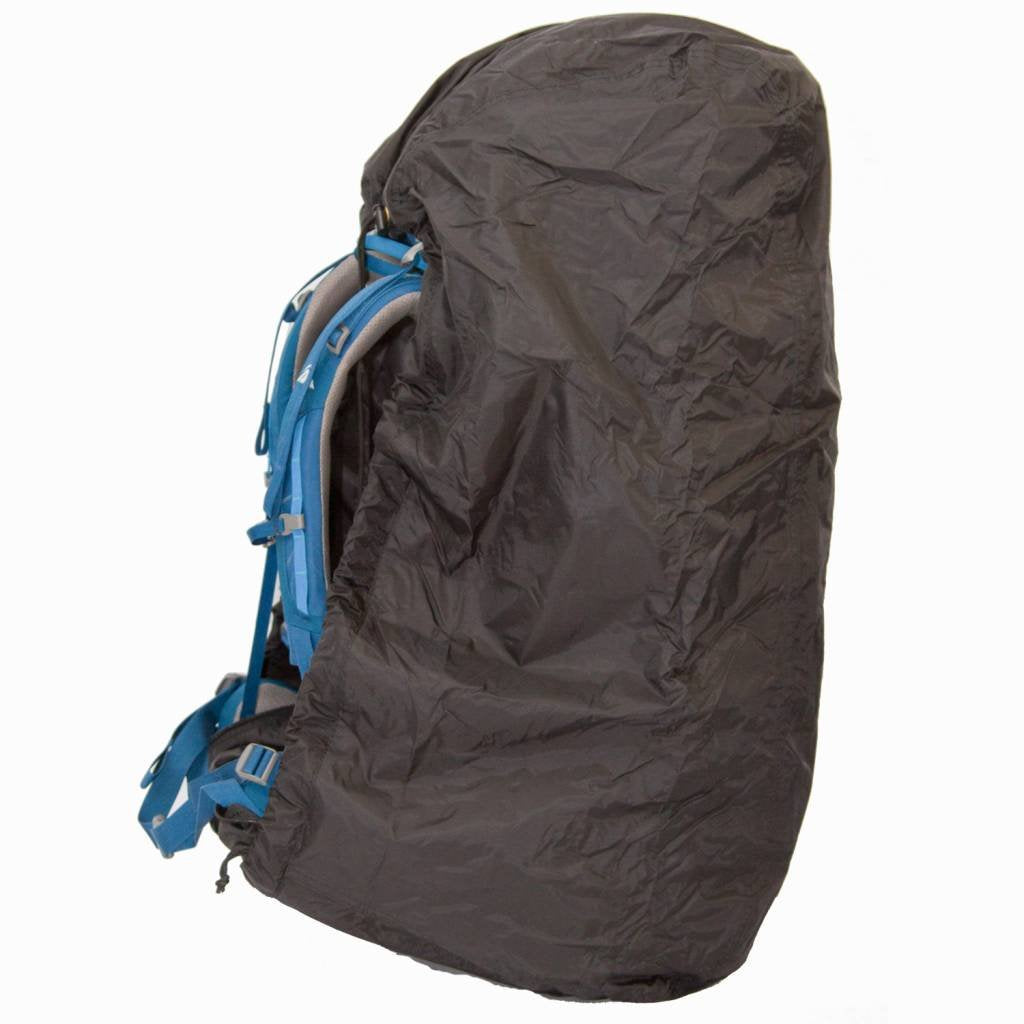 LOWLAND OUTDOOR® Regen- und Transporthülle für Rucksäcke - Wasserabweisend, Schwarz