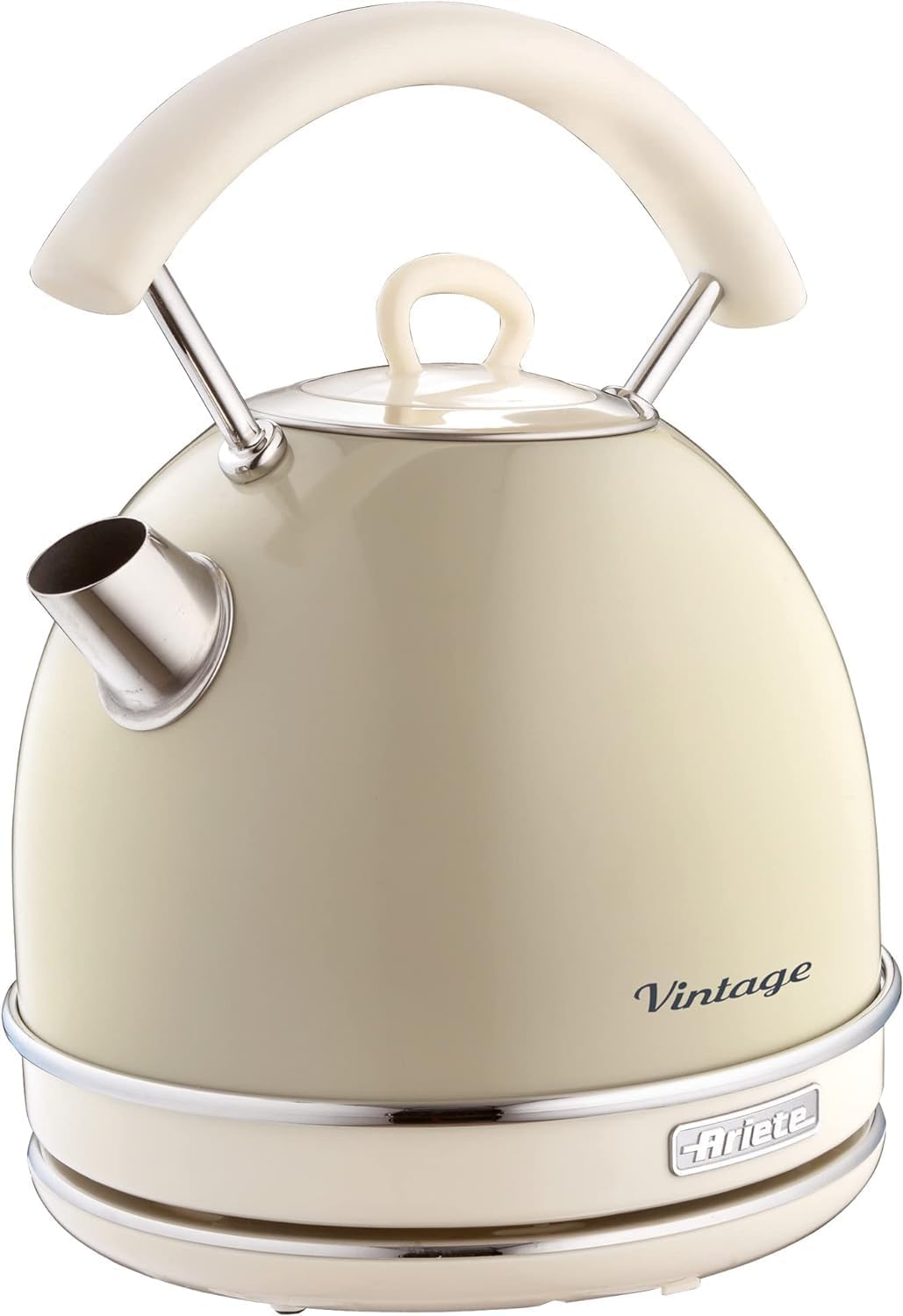 Ariete,156 Toaster im Vintage-Design für 4 Scheiben, 1600 W, 6 Toaststufen, aus lackiertem Edelstahl