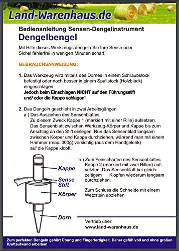 Dengelgerät, Dengelapparat, Dengelbengel, Schlagdengler zum Sense dengeln - Sense schärfen