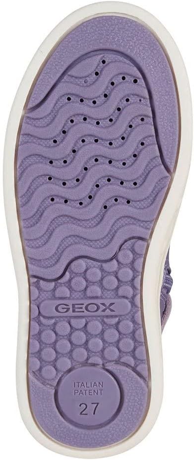 Geox Mädchen J Skylin Girl G Sneaker 35 EU Lilac Yellow, 35 EU Lilac Yellow