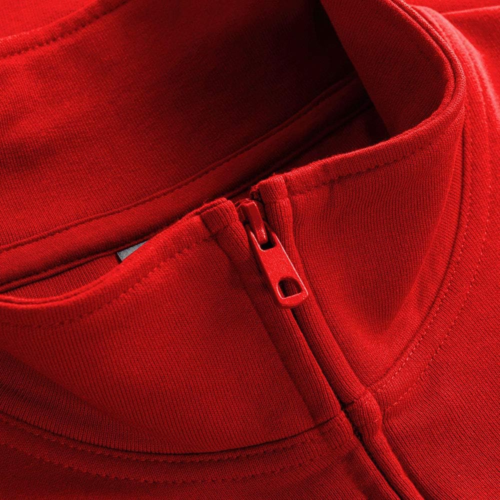 EXCD Sweatjacke Herren, Rot, L