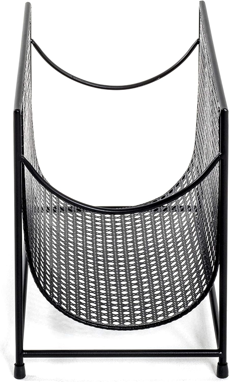 HAKU Möbel Zeitungsständer, Metall, schwarz, B 37 x T 22 x H 30 cm, Schwarz
