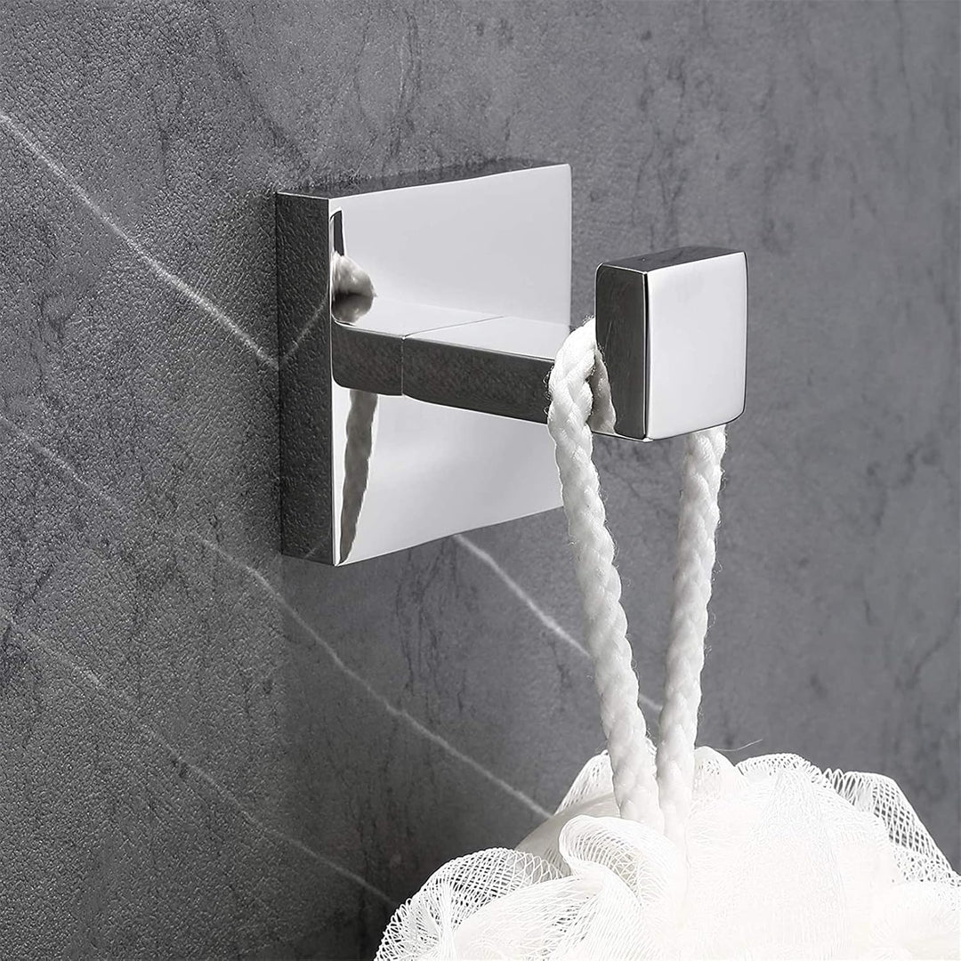 Nolimas Badetuchhaken SUS 304 Edelstahl, quadratisch, für Kleidung, Handtuch, Mantel, Kleiderhaken,