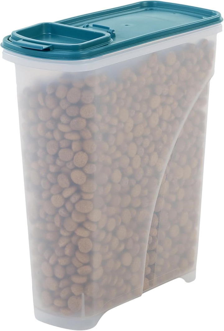 Iris Ohyama, Luftdichte Hundefutterbox, 7 l/3,5 kg, blau, Deckel mit luftdichtem Verschluss, Kunstst