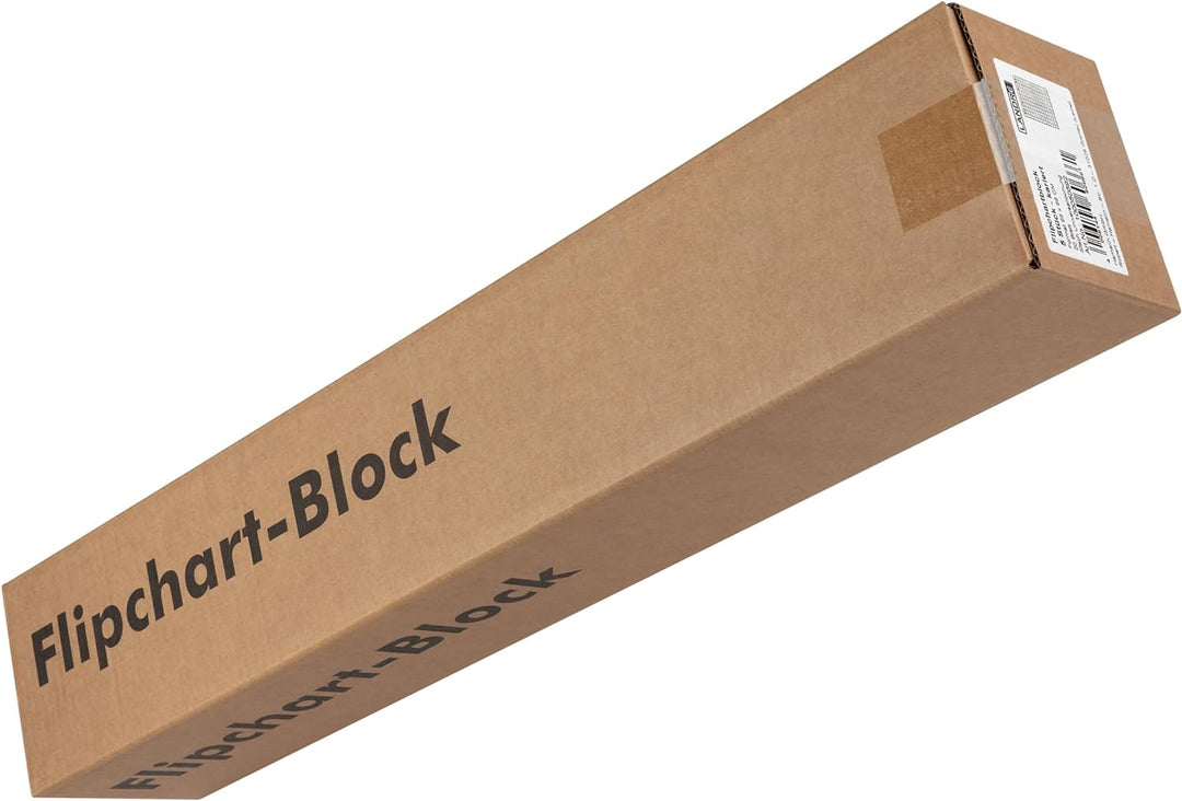 Landré Flipchart Papier, kariert, mit 20 Blatt je Block, 6 fach Lochung, 5 Stück