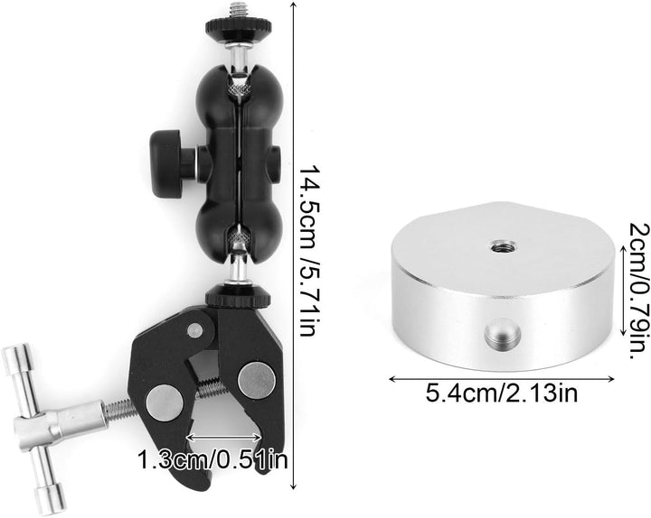 Klemmhalterung für Starlink Mini 2024, Um 360 Grad Drehbare Stangenhalterung aus Aluminiumlegierung