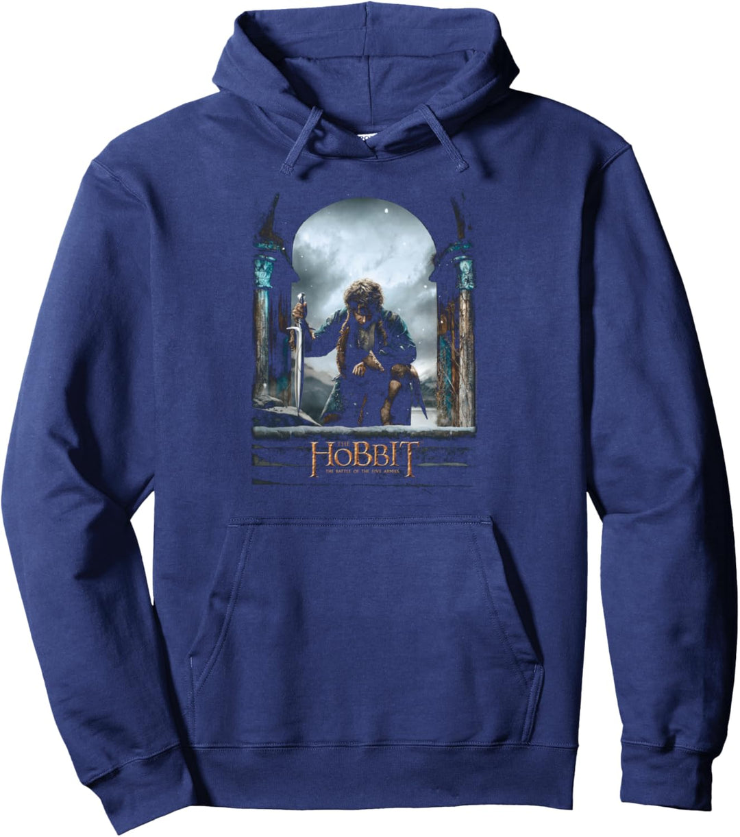 The Hobbit Bilbo Kneel Poster Pullover Hoodie