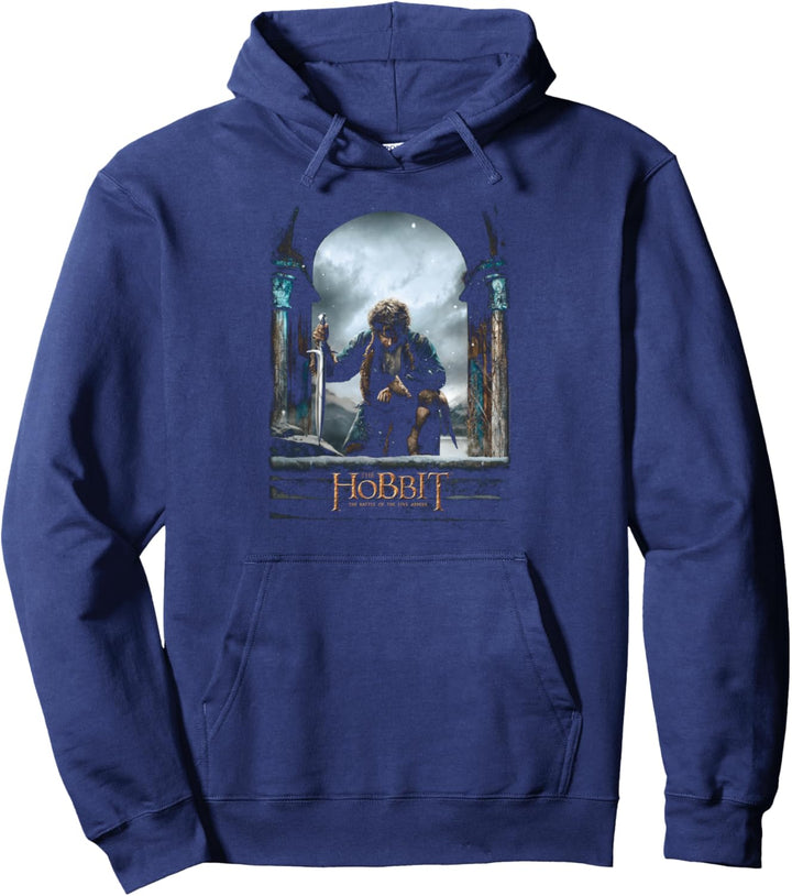 The Hobbit Bilbo Kneel Poster Pullover Hoodie