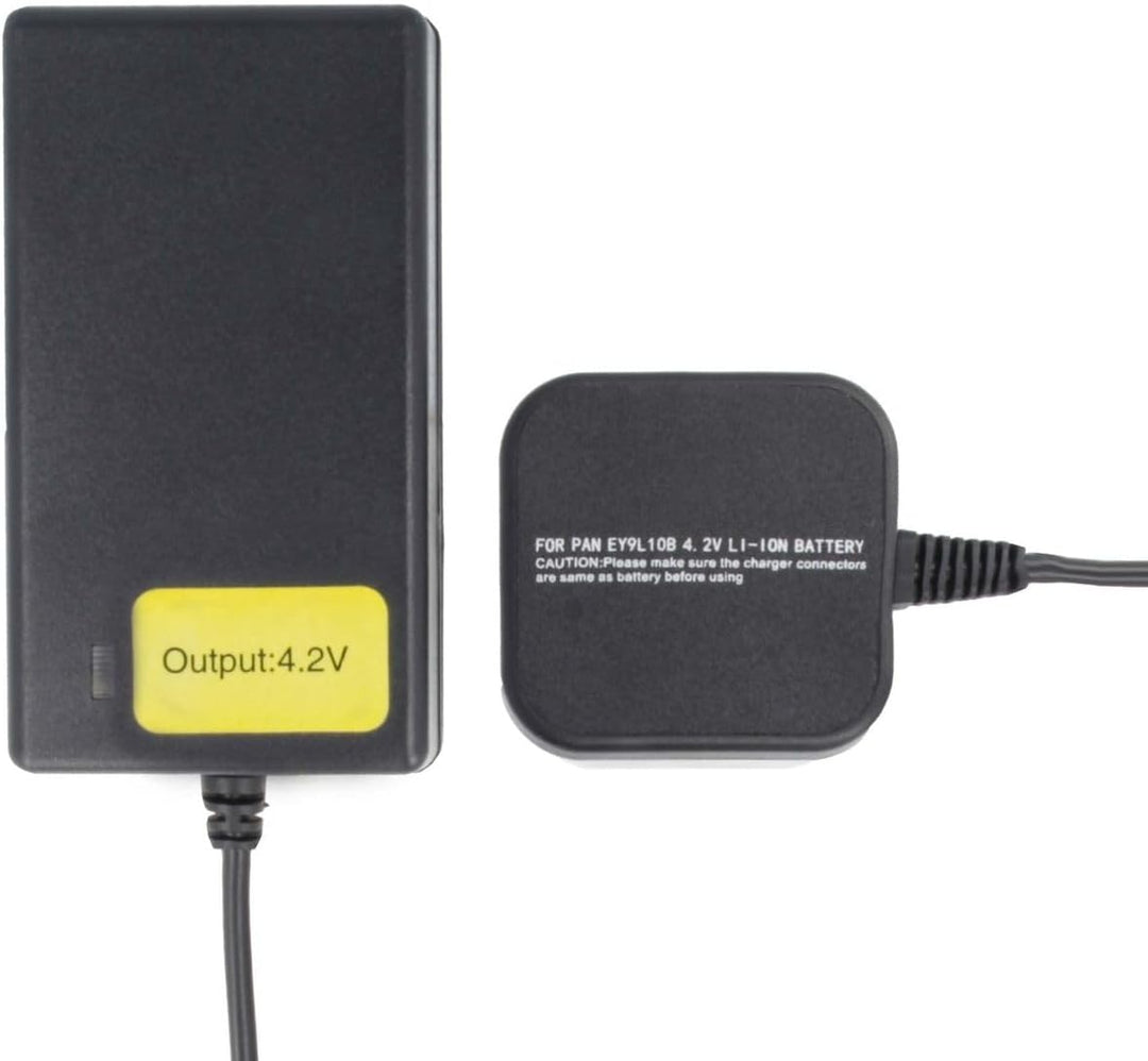 Ladegerät kompatibel mit Panasonic Li-Ion Werkzeug-Akkus EZ9L10, EY9L10B, EY7410LA1C, EY7410LA2S - 4