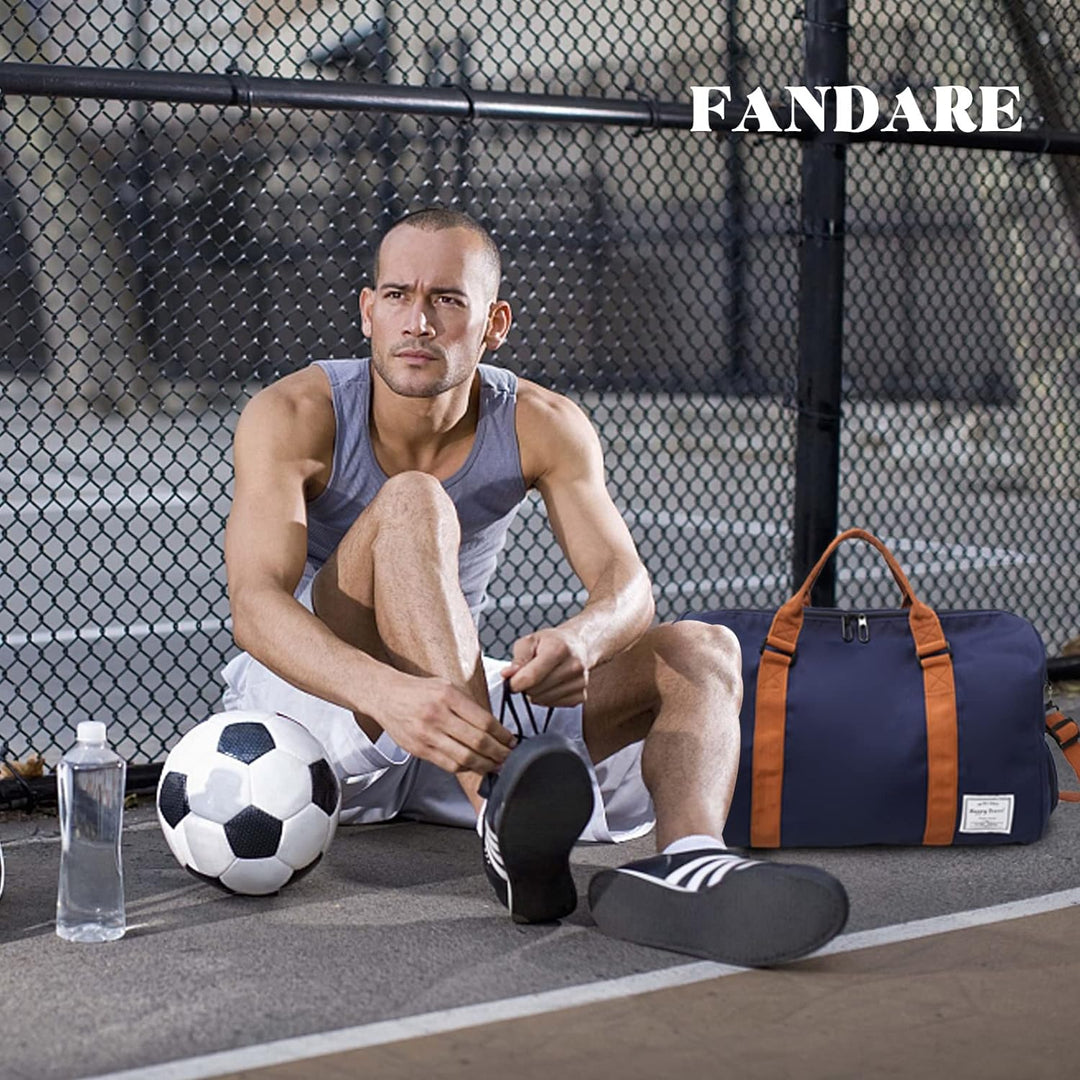FANDARE Reisetaschen Sporttasche Damen Umhängetasche Herren Handgepäck Schultertasche Übernachtung S
