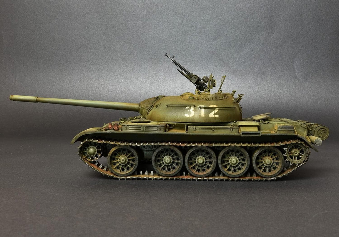 Mini Art 37017 1:35 T-54A Sov. Mittlerer Panzer-originalgetreue Nachbildung, Modellbau, Plastik Baus