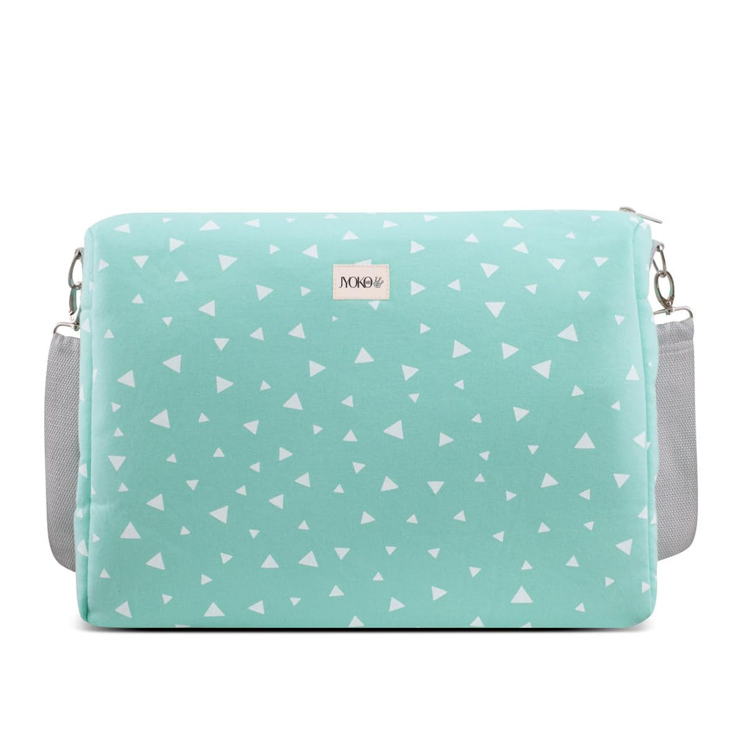 JYOKO KIDS Kinderwagentasche + Wickeltisch, Gestrickter Stoff, Baby Tasche Kinderwagen Organizer (kl