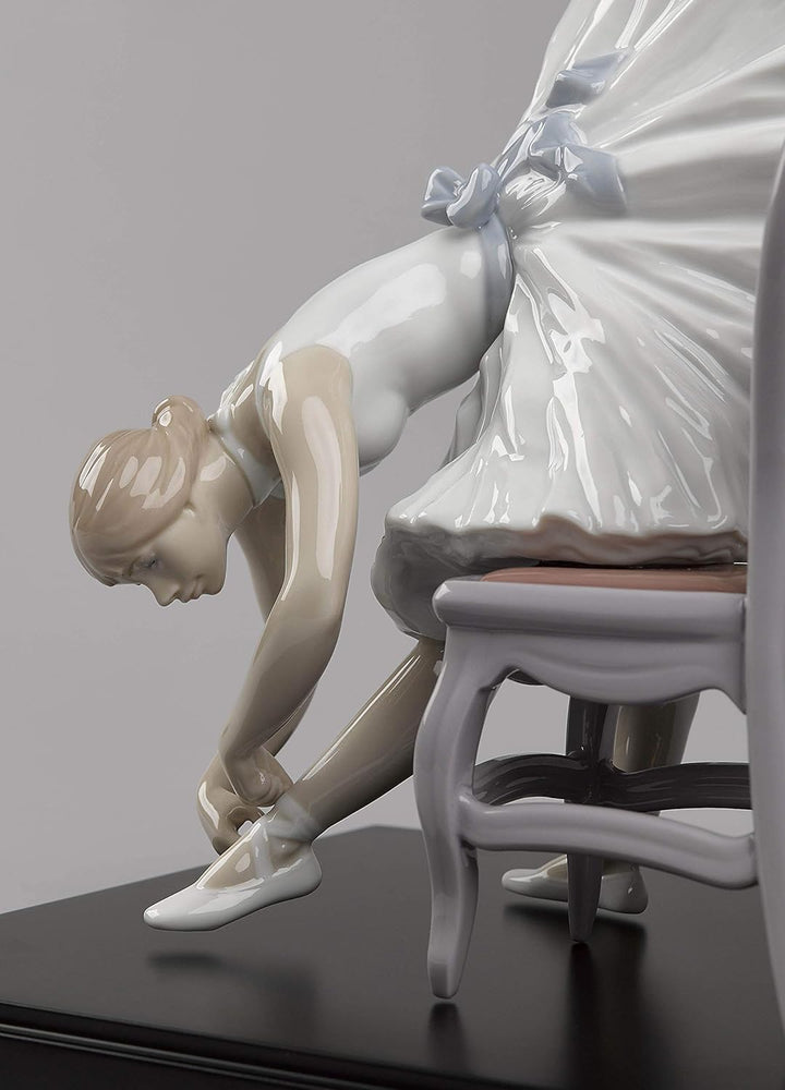 LLADRÓ Figur Ballettstunde. Limitierte Auflage. Ballerina. Porzellan.