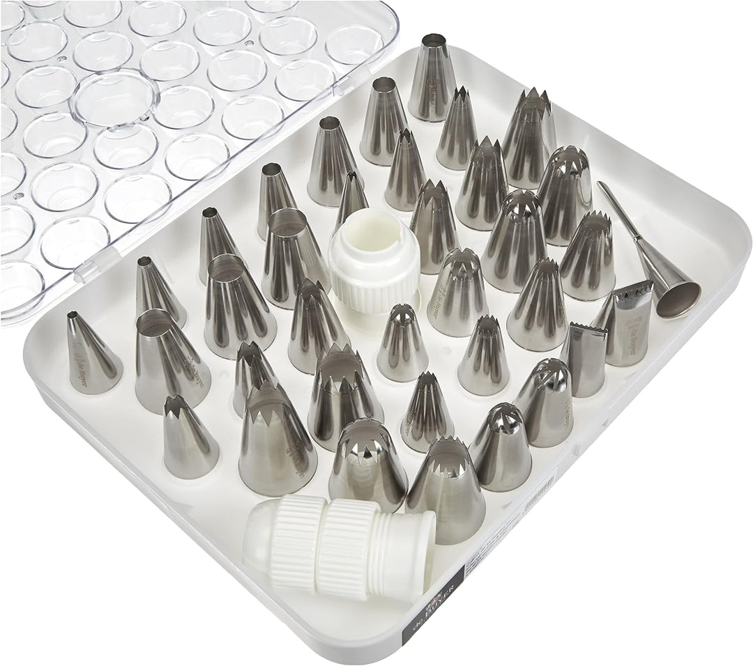 De Buyer - Set aus 35 Tüllen aus Edelstahl - 2114.10 Einzigartig, Einzigartig