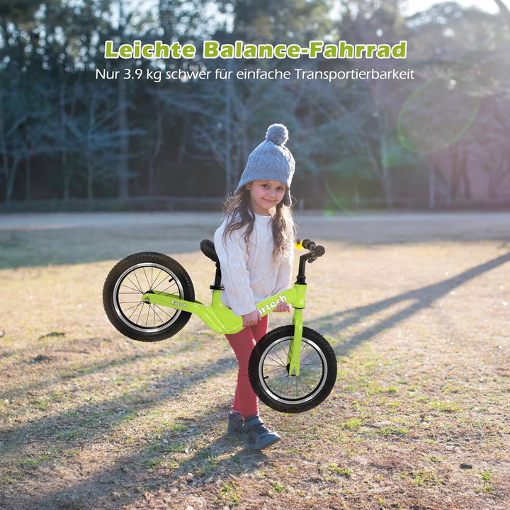 Hello-5ive 14" Kinder-Laufrad für Jungen und Mädchen von 3, 4, 5, 6 Jahren, Luftreifen mit Magnesium