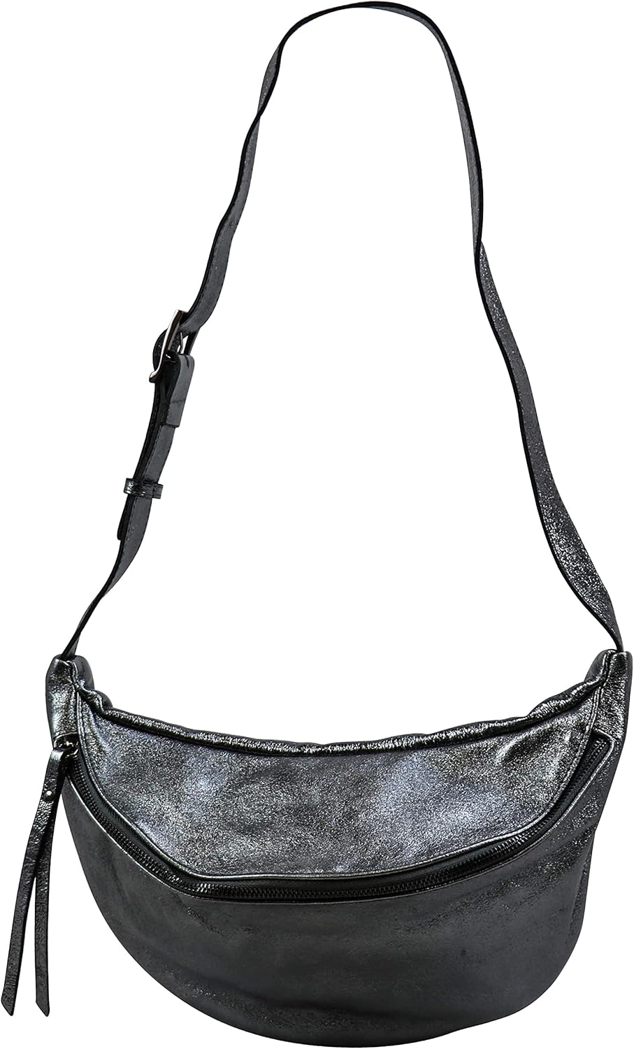 SH Leder echt Leder Damen unisex Brusttasche für Festival Reise mittelgross Hüfttasche Crossbody Bag