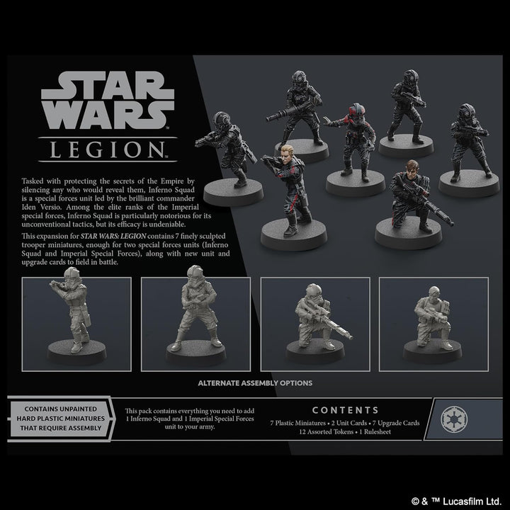 Atomic Mass Games, Star Wars Legion: Galactic Empire Expansions: Inferno Squad Unit, Unit Expansion,
