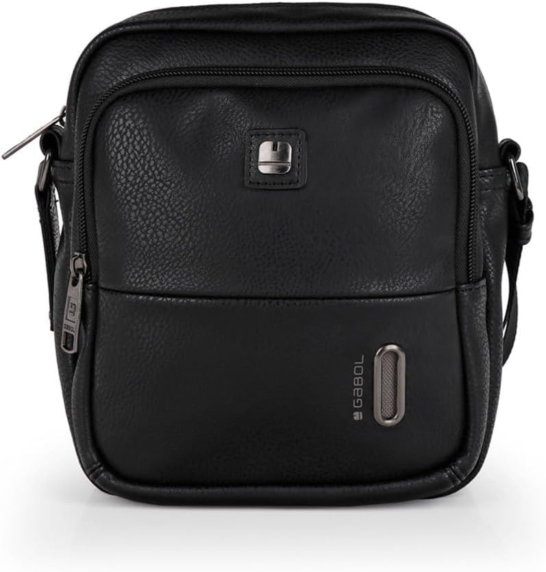 Gabol Herren Umhängetasche Umhängetasche (1er Pack) Einheitsgrösse Schwarz / Weiss, Einheitsgrösse S