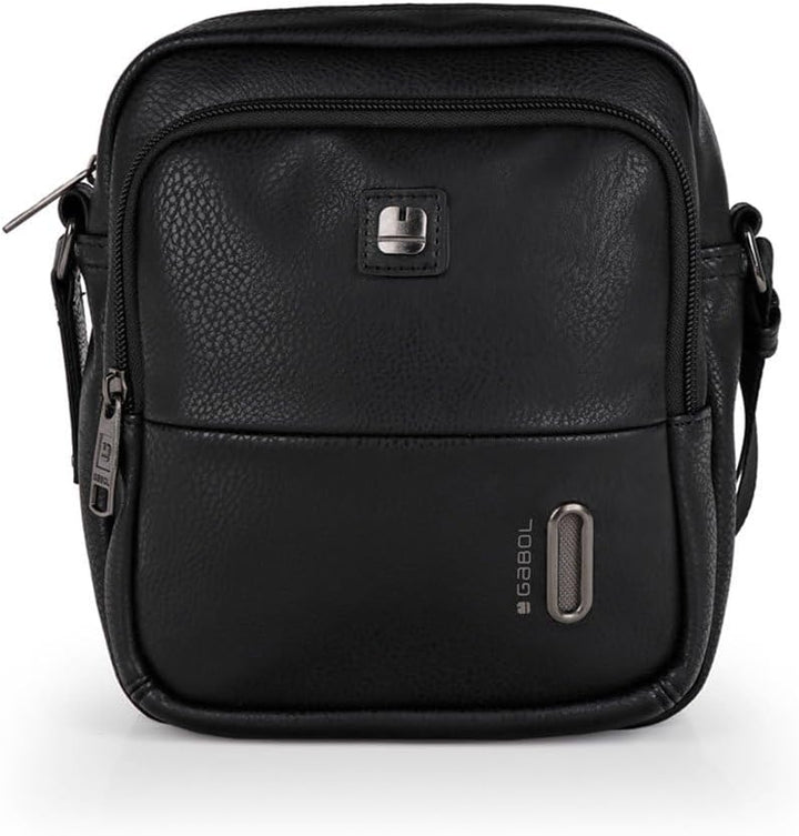 Gabol Herren Umhängetasche Umhängetasche (1er Pack) Einheitsgrösse Schwarz / Weiss, Einheitsgrösse S