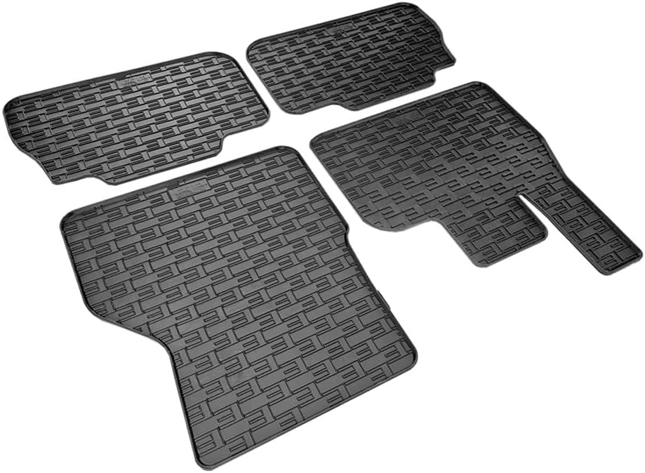 AUTO-STYLE Satz Gummimatten kompatibel mit BMW iX (I20) 2021- (4-teilig + Montagesystem)